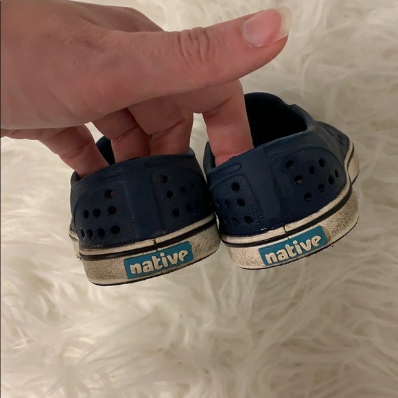 Native Miles Baby Toddler Shoes Navy Native Shoes - Picture 7 of 7
